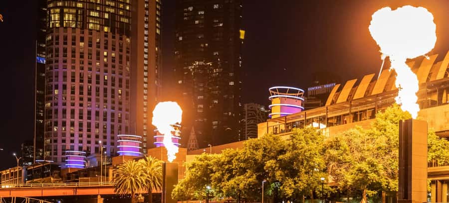 1.5Hr Yarra River Crown Flames and City Lights Cruise - Key highlights at a glance