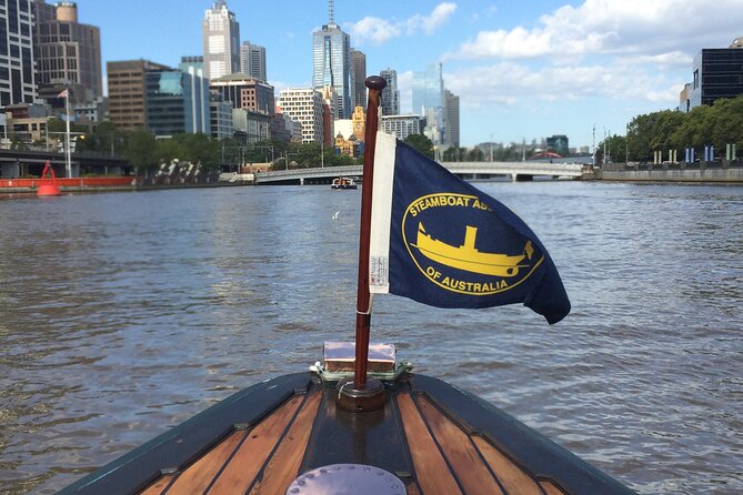 1 Hour Sight seeing Melbourne River Cruise on historic vessel - Downstream Segment: Skyline, SeaLife, Casino, and Docklands