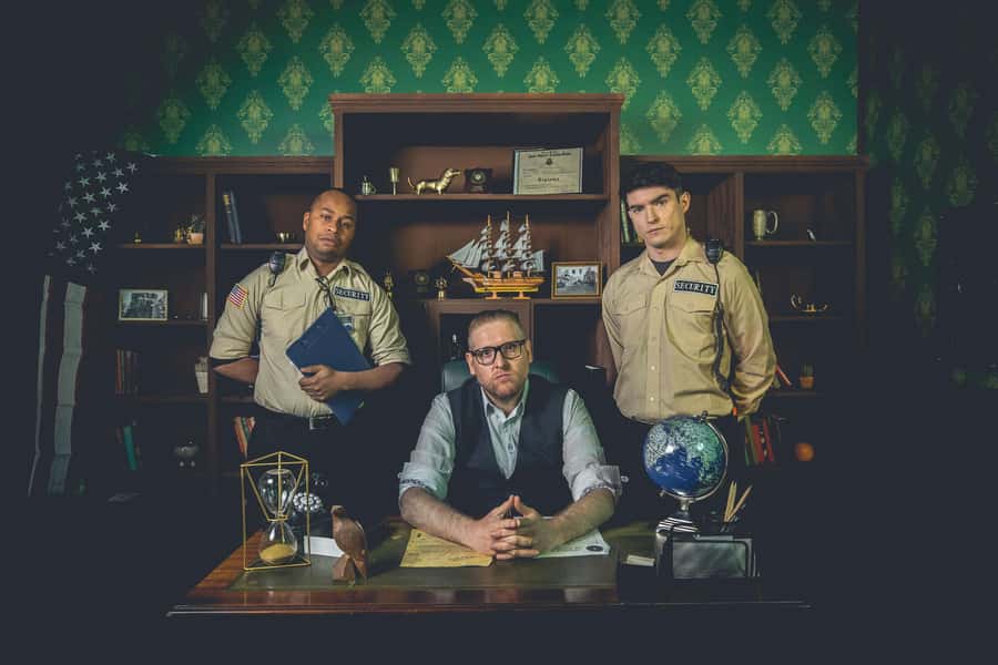 Alcotraz Melbourne: World’s First Prison-Themed Cocktail Bar - Inside the Metallic Cell: Prison Radio and the Cast at Work