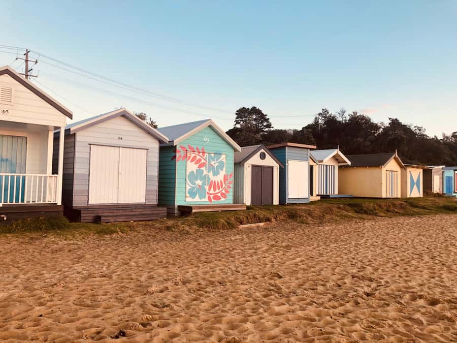 From Melbourne: Mornington Peninsula Food & Wine Taste Trail - The beach boxes on Mornington Peninsula: iconic, colorful, and close to the meaning