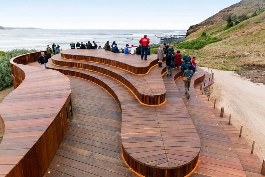 From Melbourne: Phillip Island Penguin Plus - Grandstand - The Melbourne departure and coach comforts that set the tone