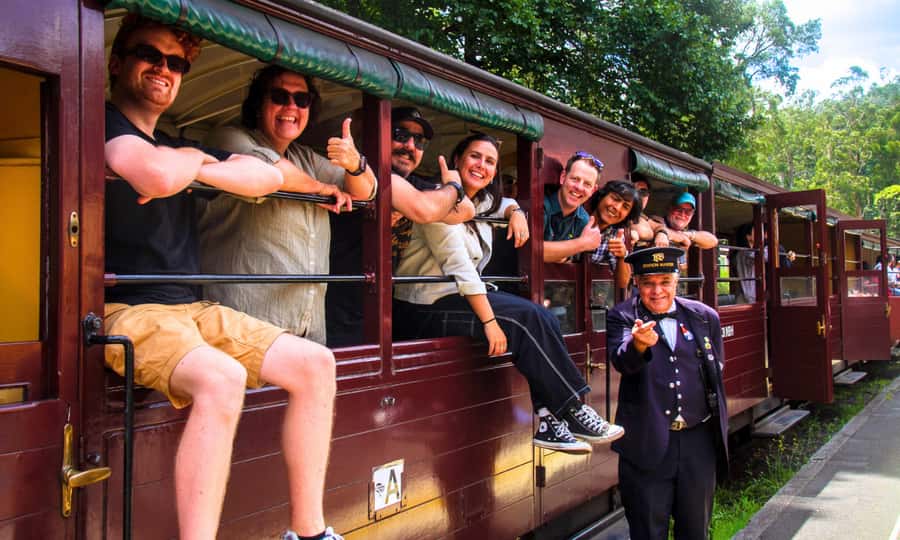 From Melbourne: Puffing Billy & Penguins Combo Tour Package - Lakeside break and Emerald Lake Park: where to reset before the city