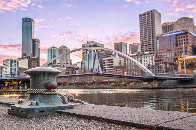 Golden Hour Cruise - Upriver: Botanical Gardens, Melbourne Park, and Herring Island scenery