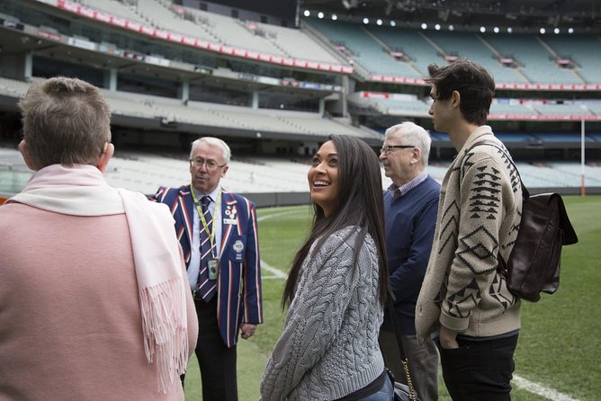 MCG Tour & Australian Sports Museum - Walking the MCG pitch and player areas at Gate 3