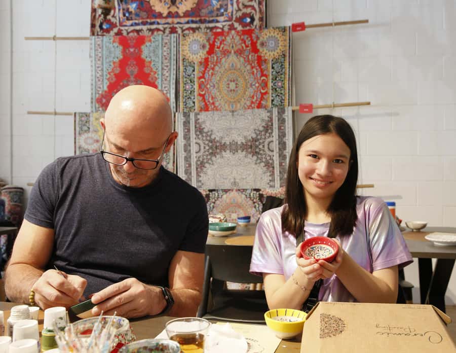 Melbourne: Ceramic Plates & Bowls Paint and Sip Classes - The Turkish Tea Service and Shortbread: A Real Break, Not Just a Sip