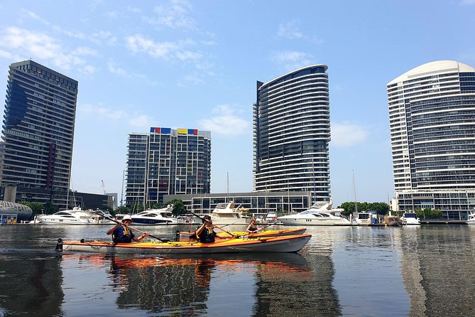 Melbourne City Sights Kayak Tour - The first stretch: gliding through the Yarra’s CBD corridor
