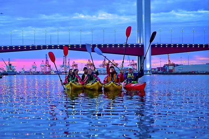 Melbourne City Twilight Kayak Tour - Downstream to Maritime Sights vs Upstream to Sculptures