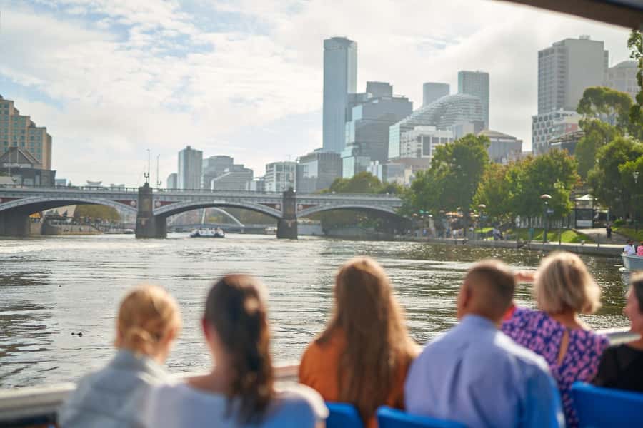 Melbourne City Views Express Cruise - Southbank, Queens Bridge, and the Flinders Street Station photo angle