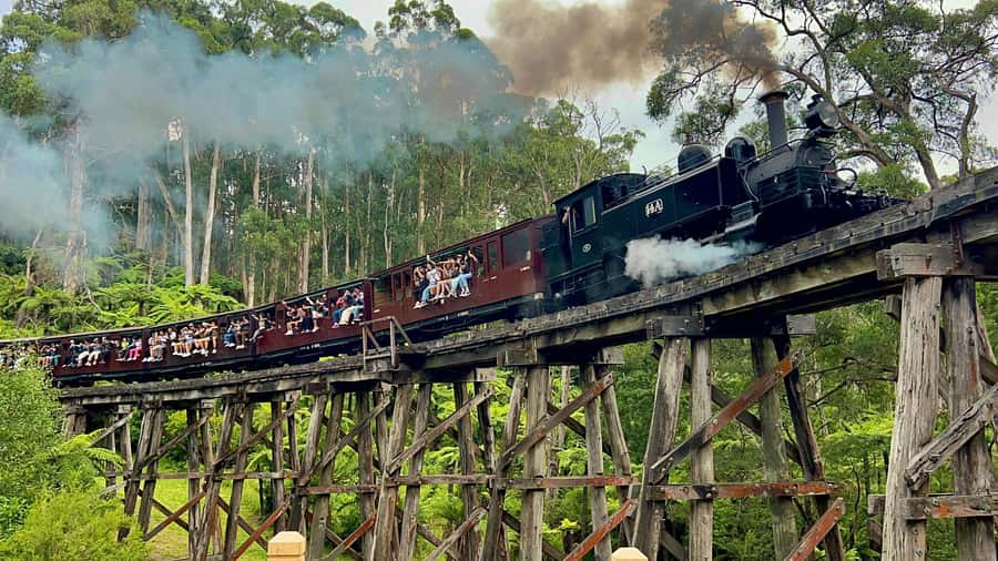 Melbourne: Half-Day Puffing Billy Steam Train Experience - Puffing Billy feels like a Melbourne-to-the-past shortcut
