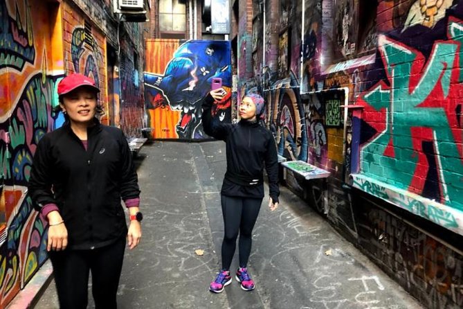 Melbourne Laneways Discovery Running Tour - The coffee finish at Centre Place