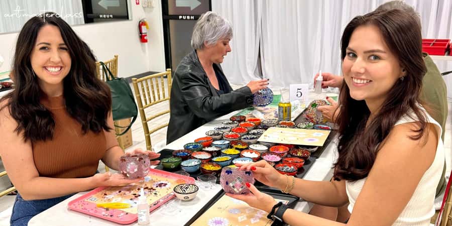 Melbourne: Mosaic Art Classes - Turkish Lamp Workshop - What You Actually Make: Your Turkish Mosaic Lamp