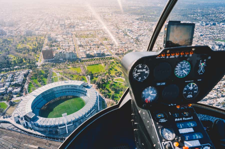 Melbourne: Private City Skyline and Bay Helicopter Ride - Flemington to Docklands: City Geometry From Above
