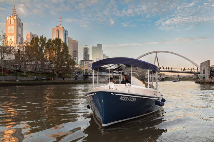 Melbourne: Private Yarra River Cruise w/ Cheese & Wine - Landmarks from the Water: Crown Casino, Southbank, and Low Bridges