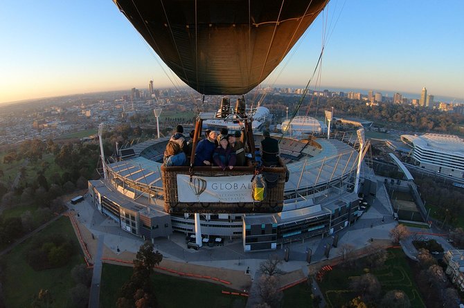 Melbourne Sunrise Hot Air Balloon Ride with GoPro Photos - What happens after lift-off: serenity, then a few slow circles