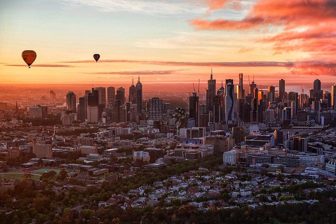 Melbourne Sunrise Hot Air Balloon Ride with GoPro Photos - Price and what $426.76 buys you