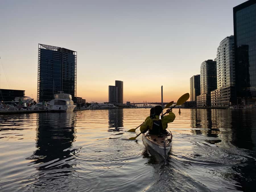 Melbourne: Sunset Kayak Tour with Dinner - Dinner on the water: fish and chips served while you stay seated