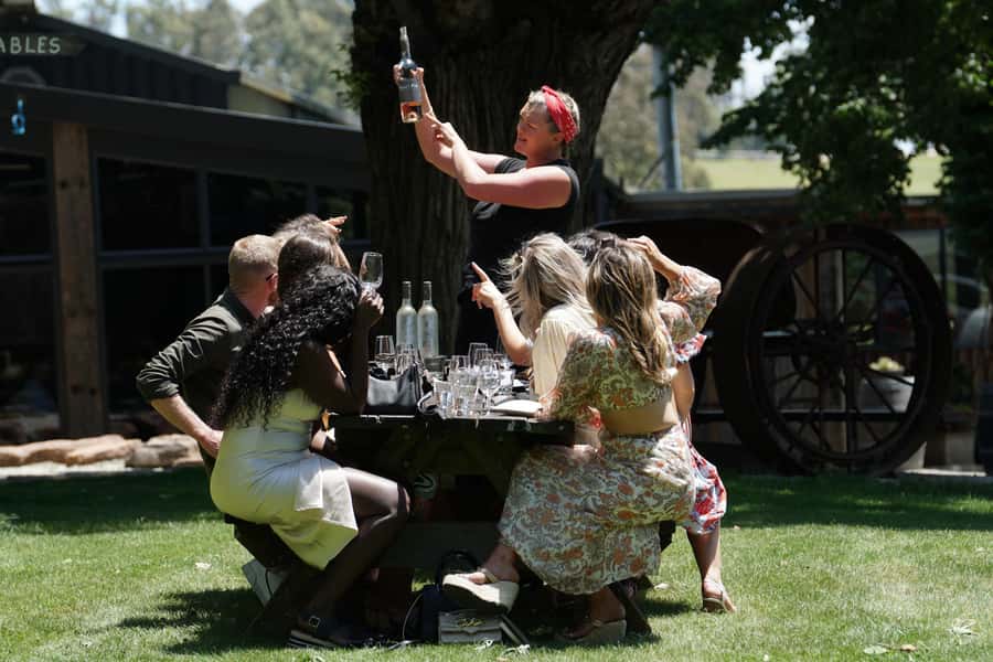 Melbourne: Yarra Valley Wine, Cider, Gin, Beer, & Choc Tour - Yering Farm Wines: the apple-cider friendly first tasting