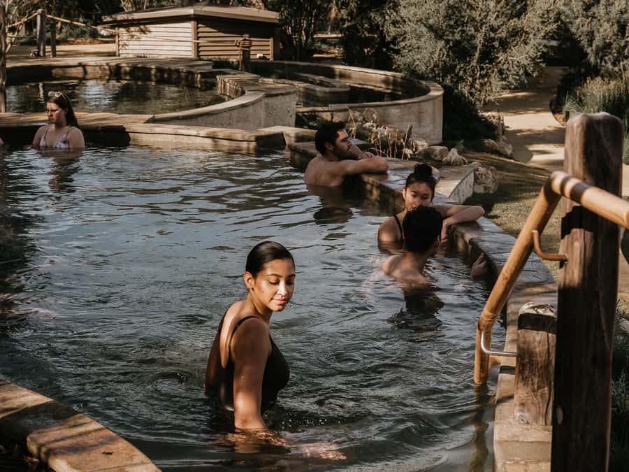 Mornington Peninsula: Hot Springs and Body Clay Ritual - Parking and busy-day reality
