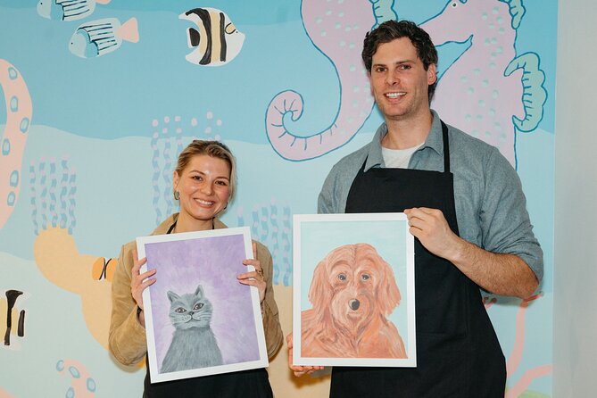 Paint and Sip in Torquay VIC - BYO food and drinks - Group size and vibe: great for couples, teens, and events