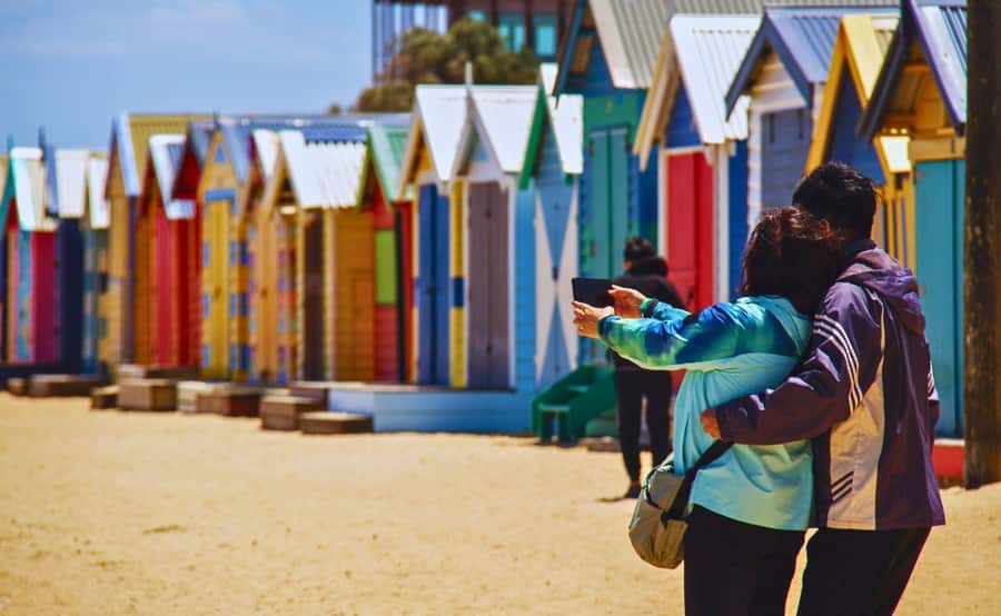 Phillip Island Penguin Parade with Expert Local Guide - Brighton Beach Bathing Boxes: the classic photo stop
