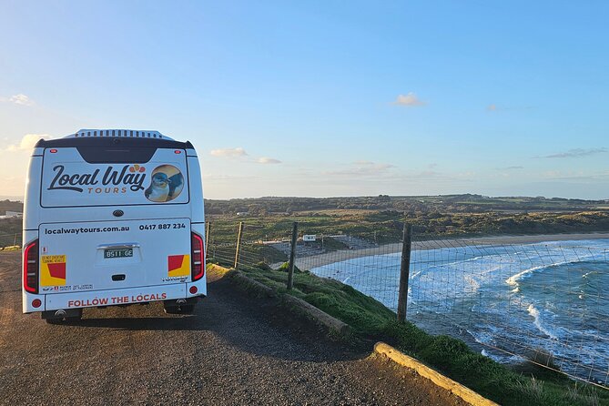 Phillip Island Wildlife Cruise and Penguin Tour from Melbourne - Flynns Beach: short sand time, not a rushed photo stop