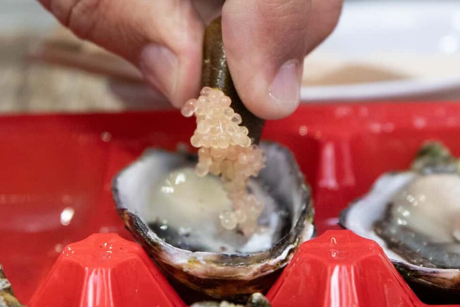 Queen Victoria Market: 'Flavours of Australia' Food Tour - Meat and Seafood: the earth-and-sea recipe that pops