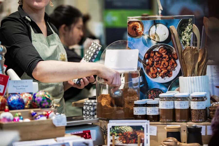 Queen Victoria Market: 'Flavours of Australia' Food Tour - Coffee finish: a providore/café by day that turns cocktail-like at night