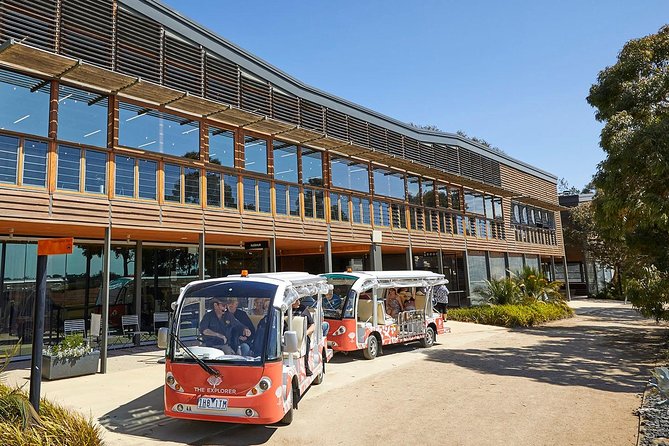 The Explorer - Cranbourne Gardens - Boarding details: open-air minibus, small group, and driver narration