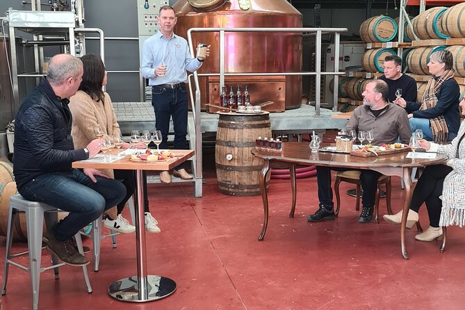 Whisky Distillery Tour with Whisky Tasting & Cheese Platter - The tasting lineup: 4 single malts plus new make spirit and cask strength