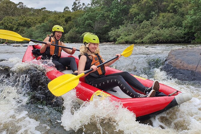 Whitewater Sports rafting on the Yarra river - Pinball and Bob’s rock: what Grade 2 rafting feels like