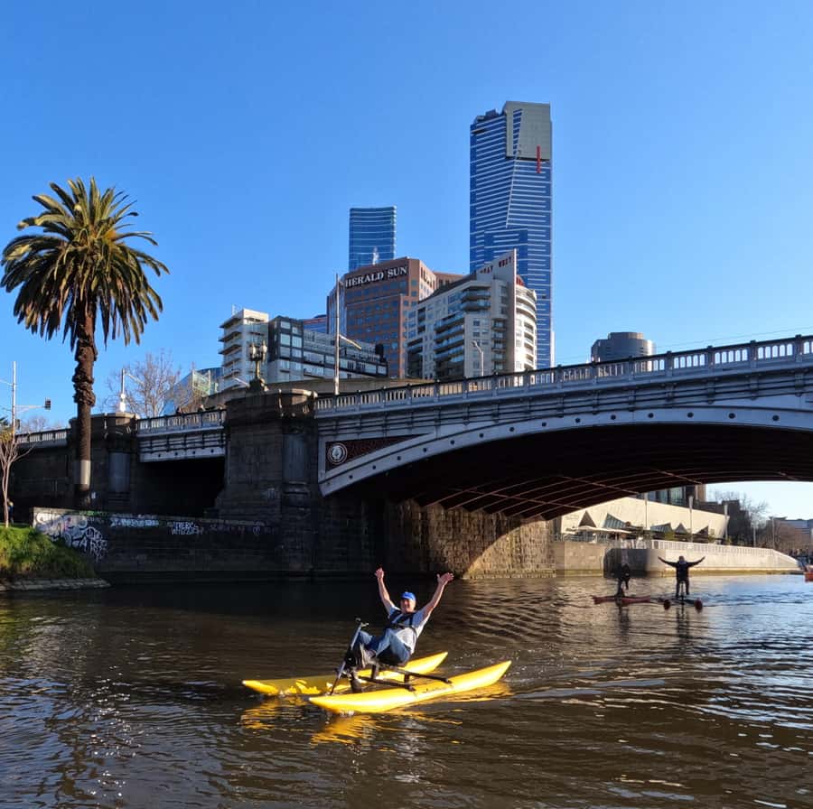 Yarra River, Melbourne Waterbike Tour - Key highlights at a glance