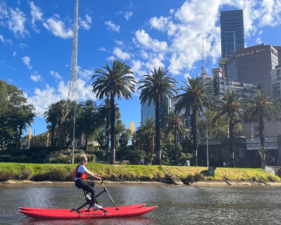 Yarra River, Melbourne Waterbike Tour - What the waterbike setup is really like: effort, equipment, and photos